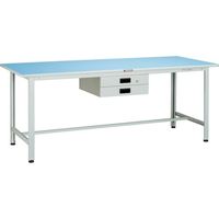 トラスコ中山 TRUSCO BO型軽量作業台 1500X600 薄型2段引出付 BO-1560UDK2 1台 454-4269（直送品）