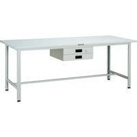 トラスコ中山 TRUSCO SAE型作業台 1500X750XH740 薄型2段引出付 W色 SAE-1500UDK2 W 1台（直送品）