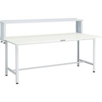 トラスコ中山 TRUSCO RAE型作業台 1500X750XH740 上棚付 W色 RAE-1500YURB W 1台 467-1988（直送品）