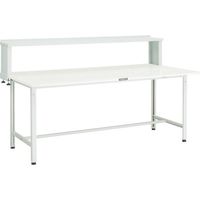 トラスコ中山 TRUSCO AE型作業台 1500X750XH740 上棚付 DG色 AE-1500YURB DG 1台 454-2959（直送品）