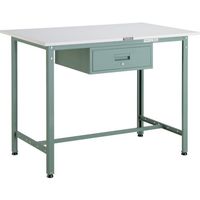 トラスコ中山 TRUSCO HAE型立作業台 1200X750XH900 1段引出付 HAE-1200F1 1台 278-4645（直送品）