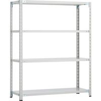 トラスコ中山 TRUSCO CB型セミボルトレス軽中量棚 1800X450XH1500 4段 WG色 CB-5644-WG 1セット(1台)（直送品）