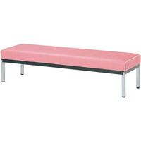ミズノ 蓄光ロビーベンチ背無 W1500 ピンク MC-1525CP-PI 1台 379-6946（直送品）