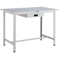 トラスコ中山 TRUSCO HRAE型立作業台 1200X750 薄型1段引出付 W色 HRAE-1200UDK1 W 1台（直送品）