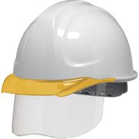 DICプラスチック DIC SYAーCSエアロメッシュ 白/オレンジ SF内装 KP付 SYA-CS-SFEM-KP-W/O 1個（直送品）