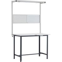 トラスコ中山 TRUSCO HAE型立作業台 W1200XD750 ツールハンガーフルセット付 DG色 HAE-1200THFS DG 1台（直送品）