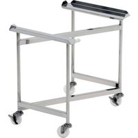 テックサス ステンレスZ型キャリー(SUS75φナイロン車2J2JS) 680×415×600 PZ-40D-600H 1台（直送品）