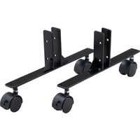 トラスコ中山 TRUSCO WLPパネル用 キャスターセット ブラック WPC-2BK 1セット(2個) 390-2267（直送品）