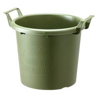 【園芸用品】大和プラスチック グロウコンテナ 35型 グリーン 鉢 18.0L ガーデニング