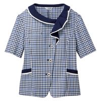 セロリー Selery オーバーブラウス サックス １５号 S-51522（直送品）