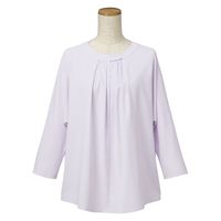 セロリー Selery Ｌブラウス パープル ４Ｌ号 S-37186（直送品）