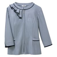 セロリー Selery オーバーブラウス サックス １５号 S-51532（直送品）