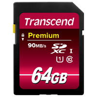 トランセンド 64GB SDXC Class10 TS64GSDU1 1 5個