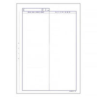 A4医科診療録　2号紙　国保用　CCF102　1冊（100枚入）　イムラ封筒（わけあり品）