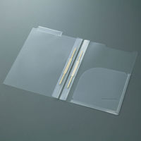 アスクル　PBカルテホルダー　A4ヨコ型　ダブルファスナー付き　100枚  オリジナル（わけあり品）