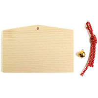 小西リボン 小西リボンCHIRIKO 招福絵馬 木製絵馬 H9cm×W13.5cm 4875-66 KR4875-66 3枚/1セット