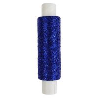 オリムパス製絲 手芸用 ラメ糸 50m ブルー LA-10 OLY-LA10 6巻入/1袋（直送品）
