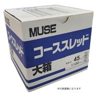 カワシマ盛工 MUSEコーススレッド大箱全ネジ 3.9×28 1600本入 4335762 1箱（直送品）