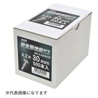 カワシマ盛工 MUSE 板金野地板ビス4.2×30mm ステン 500本入 4335925 1箱（直送品）