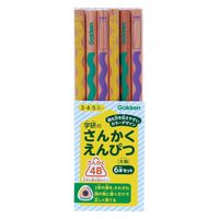 学研ステイフル 三角鉛筆太軸６本入 ４Ｂ N04569 10セット（直送品）