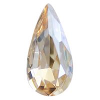 AURORA Ａ４３２２ ティアドロップ クリスタルゴールデンシャドウ １４ｍｍ＊７ｍｍ ３Ｐ 1個（直送品）