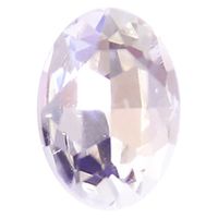 AURORA Ａ４１２０ オーバル クリスタルムーンライト １４ｍｍ＊１０ｍｍ ３Ｐ 1個（直送品）