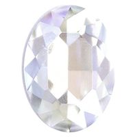 AURORA Ａ４１２０ オーバル クリスタルムーンライト １８ｍｍ＊１３ｍｍ ２Ｐ 1個（直送品）