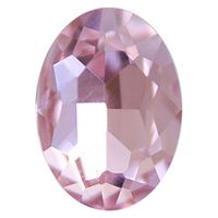 AURORA Ａ４１２０ オーバル ライトローズ １４ｍｍ＊１０ｍｍ ３Ｐ 1個（直送品）