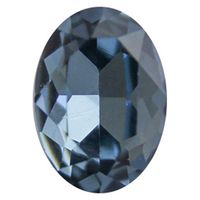 AURORA Ａ４１２０ オーバル インディアンサファイア １４ｍｍ＊１０ｍｍ ３Ｐ 1個（直送品）