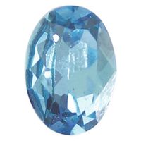 AURORA Ａ４１２０ オーバル アクアマリン １４ｍｍ＊１０ｍｍ ３Ｐ 1個（直送品）