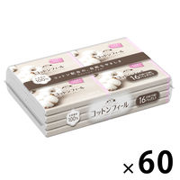 ポケットティッシュペーパー 10組 コットンフィール ポケット エリエール 1箱（960個：16個入×60パック）大王製紙