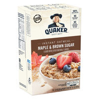 Quaker Oats インスタントオートミール メープルブラウンシュガー 12個 402506（直送品）