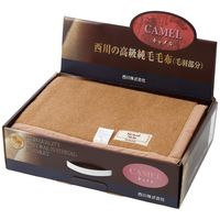 西川 キャメル毛布(毛羽部分) FQ82033000 1個（直送品）