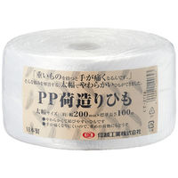 PP　荷造りひも（太幅）白　200×100　CT2710　信越工業 5巻