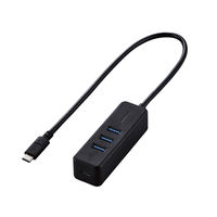 USBハブ 3.1(Gen1) PD対応 Type-C×1 USB-A×3ポート ブラック U3HC-T431P5BK 5個