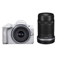 キヤノン ミラーレスカメラ　ＥＯＳ　Ｒ５０・ダブルズームキット　（ホワイト） 5812C021 1台（直送品）