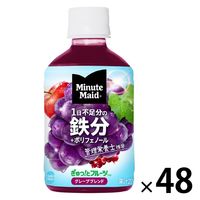 コカ・コーラ ミニッツメイド ぎゅっ！とフルーツ グレープブレンド 鉄分 280ml 1セット（48本）