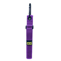 RIP-TIE（リップタイ） キャリングテープホルダー25mm幅×400mm ハトメ付き 紫 CT25-A16-V 1袋(1本)（直送品）