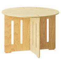 ストア・エキスプレス 木製簡易テーブル　円形タイプ　小 2245-5028 １台（直送品）