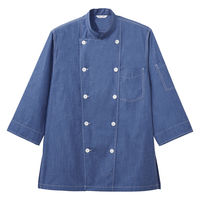 チトセ コックシャツ(七分袖) 兼用 ネイビー L AS-8900 1枚