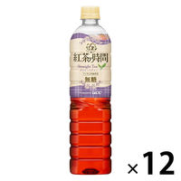UCC上島珈琲 紅茶の時間 ストレートティー 無糖 900ml 1箱（12本入）（わけあり品）