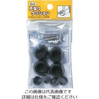 アイテック 光 ゴムクッション戸当り黒4入11×22 PGD-11-1 1パック(4個) 820-1971（直送品）