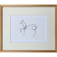 美工社 Le cheval　絵画　ポスター IPP-61878 １個（直送品）