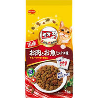 日本ペットフード（株） ミオドライミックス　お肉とお魚ミックス味１ｋｇ 4902112046432 1ケース（10個入り）（直送品）