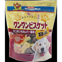 ドギーマンハヤシ（株）食品営業部 おなかにやさしいワンワンビスケットＢｉｇ　さつまいも＆レバー風味４５０ｇ 4976555819953（直送品）