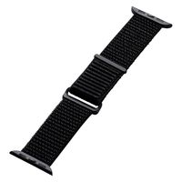 Apple Watch バンド ファブリック 面ファスナー式 ブラック AW-41BDFBBK エレコム 1個（直送品）