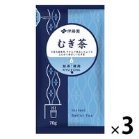 【給茶機用】 伊藤園 インスタントむぎ茶 1セット（210g：70g×3袋）