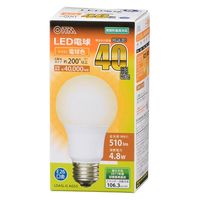 株式会社オーム電機 LED電球 A E26 4.8W