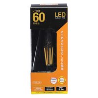 オーム電機 LEDレトロ球 5W E26 L色 06-3893 1個