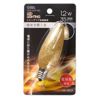 株式会社オーム電機 ＬＥＤ　Ｃ３２Ｅ１７　１．２Ｗ　ＧＤ 06-4653 1個（直送品）